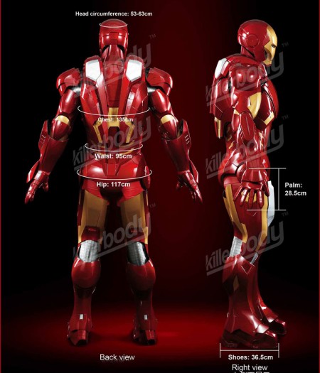 The Avengers : Iron Man Tenue De Combat Cosplay