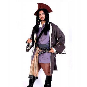 Pirates of the Caribbean : Regardez Bien Cuir Costume Cosplay Vente Chaude