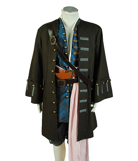 Pirates of the Caribbean : Masculin Jack Sparrow Meilleur Costume Cosplay