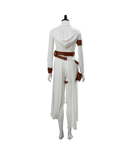 Star Wars IX : Rey Blanc Long Costume Cosplay Vente Pas Cher