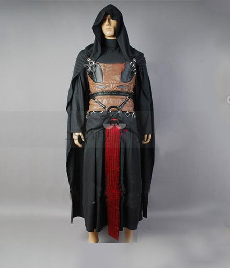 Star Wars : Haute Qualité Darth Revan Noir Costume Cosplay