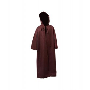 Star Wars : Haute Qualité Kenobi Rouge Foncé Cape Costume Cosplay