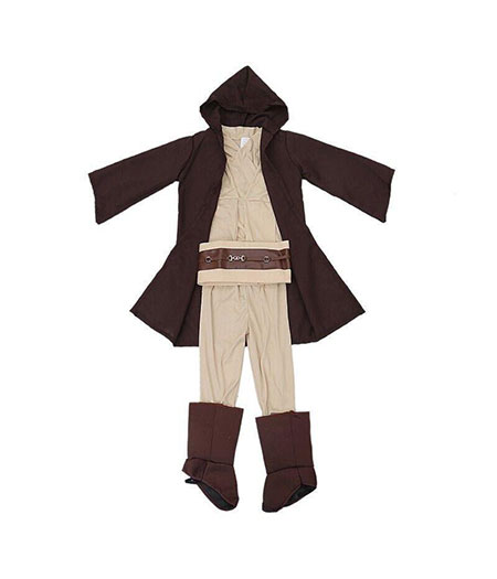 Star Wars : Full Set Obi Wan Kenobi Enfant Costume Cosplay