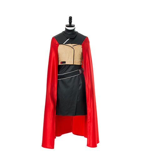 Star Wars : France Qi'ra Cosplay Rouge Cape Costume Vente Pas Cher