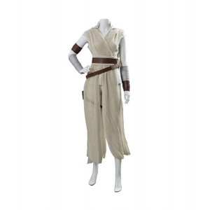 Star Wars IX : Rey Cosplay Gris Costume Vente Pas Cher