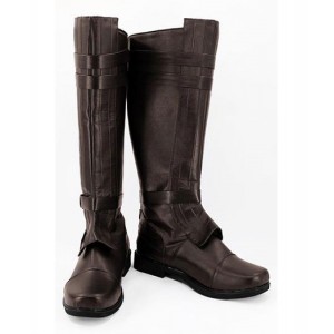 Star Wars : Skywalker Anakin Brown Long Boots Cosplay Acheter