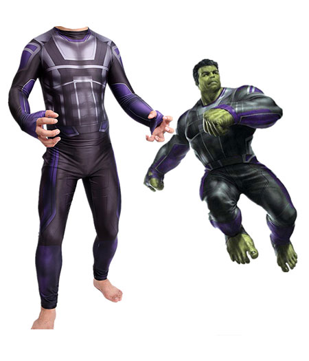 Avengers: Endgame Ensemble Complet Hulk Costume Bodysuit Cosplay