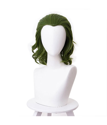 The Joker 2019 : Joaquin Phoenix Joker Vert Foncé Wig Cosplay