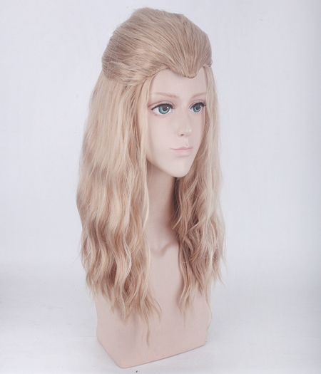 Avengers: Age Of Ultron Cheveux Bouclés Wig Thor Linge Mi-Long Cosplay Vente Pas Cher