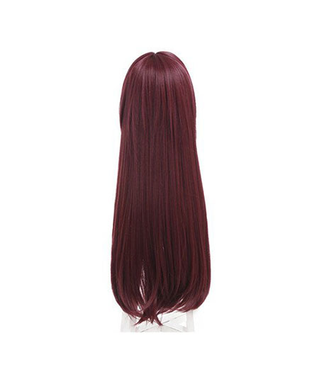 Fate/Grand Order : Longs Cheveux Raides Brown Wig Scáthach Cosplay