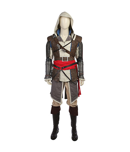 Assassin's Creed : Black Flag Edward James Kenway Manteau Costume Cosplay