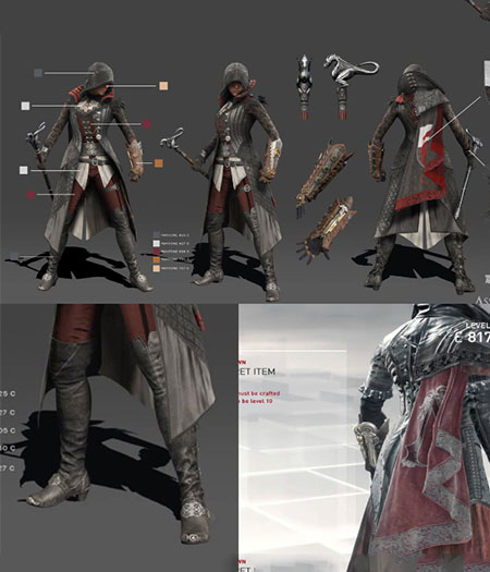 Assassin's Creed Syndicate : Evie Frye Costume Cosplay