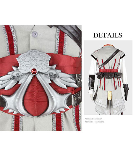 Assassin's Creed : Ensemble Complet Ezio Auditore Costume Cosplay