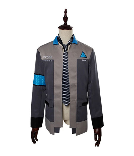 Detroit : Become Human Connor RK800 Agent Veste Cravate Costume Cosplay Achat