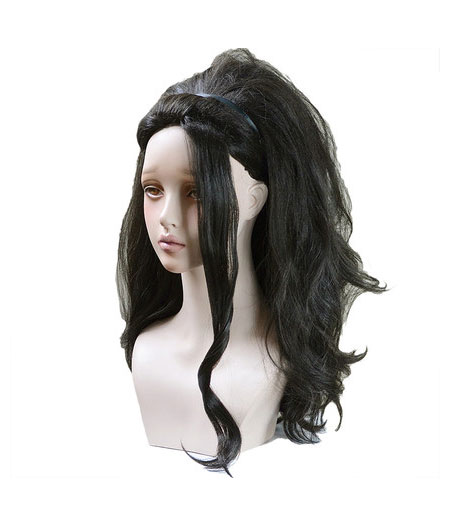 Devil May Cry 5 : Noir Cheveux Bouclés Wig Nico Cosplay Acheter