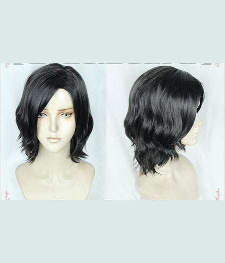 Devil May Cry 5 : V Noir Wig Cosplay Vente Pas Cher