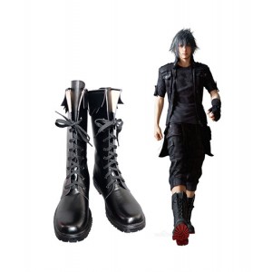 Final Fantasy : Noir Cuir Boots Noctis Lucis Caelum Cosplay