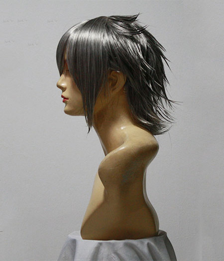 Final Fantasy : Gris Argenté Wig Noctis Lucis Caelum Cosplay