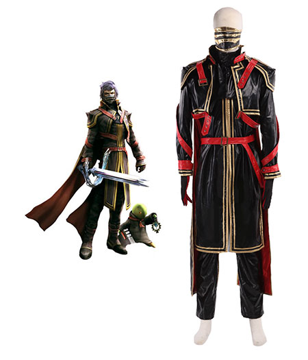 Final Fantasy : Type-0 Kurasame Noir Et Rouge Costume Cosplay Acheter