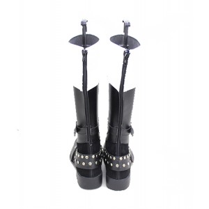 Final Fantasy15 : Prompto Argentum Noir Et Blanc Boots Cosplay