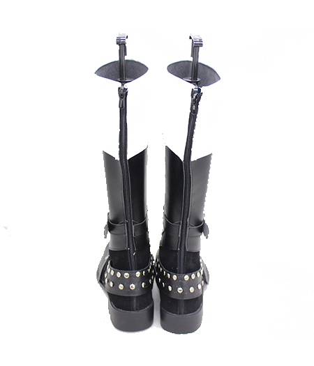 Final Fantasy15 : Prompto Argentum Noir Et Blanc Boots Cosplay