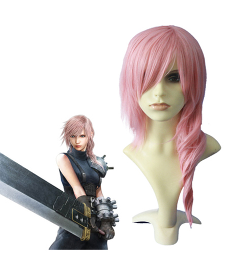 Final Fantasy 13 : Haute Qualité Lightning Rose Wig Cosplay