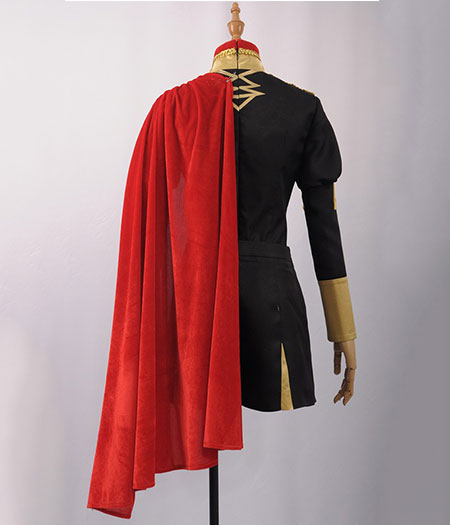 Fire Emblem : ThreeHouses Claude Noir Et Rouge Costume Cosplay Acheter