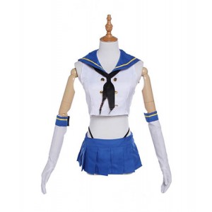 Kantai Collection : Bleu Uniforme Marin Shimakaze Costume Cosplay Vente Pas Cher