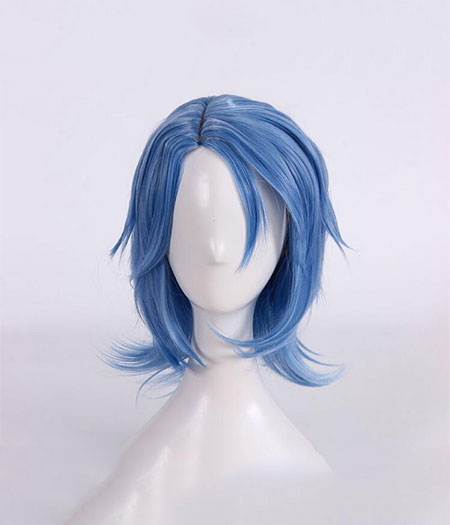 Kingdom Hearts III : France Aqua Bleu Clair Wig Cosplay Vente Chaude