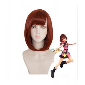 Kingdom Hearts III : Brown Court Wig Kairi Cosplay Vente Chaude