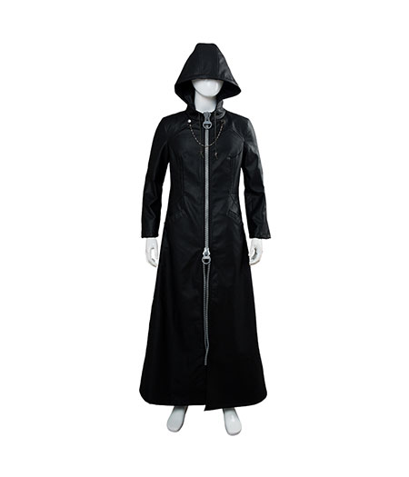 Kingdom Hearts III : Xemnas Noir Coat Cosplay Costume Vente Pas Cher