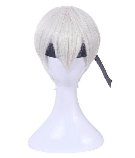 NieR : Automata YoRHa No.9 Type S Blanc Argenté Wig Cosplay