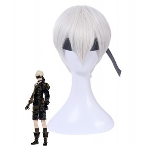 NieR : Automata YoRHa No.9 Type S Blanc Argenté Wig Cosplay