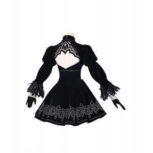 NieR : Automata YoRHa No. 2 Type B Noir Serré Costume Cosplay Achat