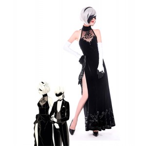 NieR : Automata YoRHa No. 2 Type B Robe De Soirée Costumes Cosplay