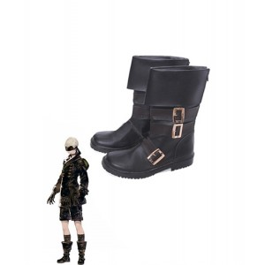 NieR : Automata Noir Boots Yohar 9-S Type S Cosplay Vente Pas Cher