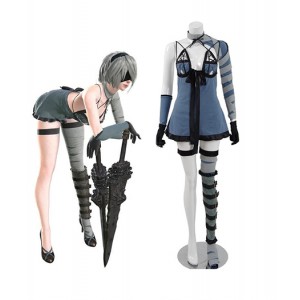 NieR : Automata YoRHa No.2 Type B Sexy Bleu Costume Cosplay