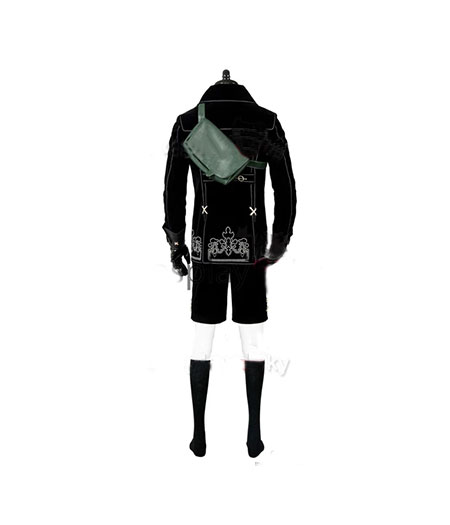 NieR : Automata YoRHa No. 9 Type S Scanner Noir Ensemble Complet Costume Cosplay