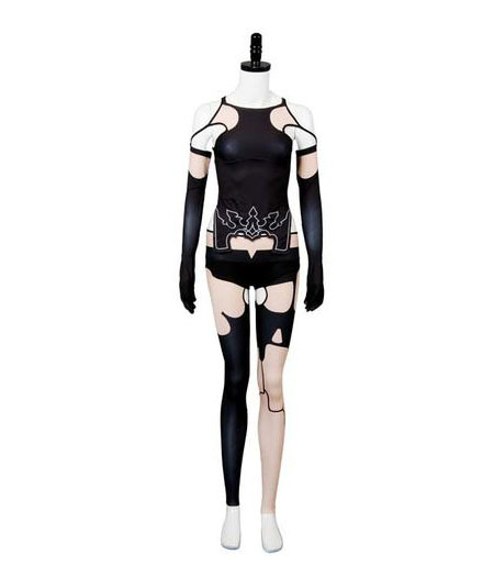 NieR : Automata YoRHa Type A No. 2 Noir Translucide Costume Cosplay