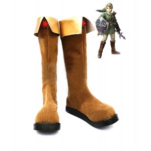 Brown Long Boots Zelda Link Cosplay Acheter Pas Cher