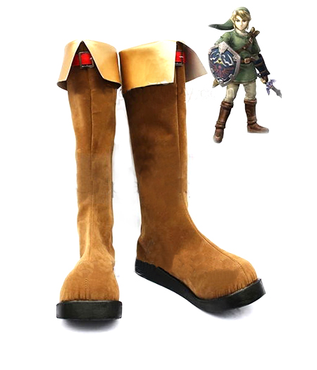 Brown Long Boots Zelda Link Cosplay Acheter Pas Cher