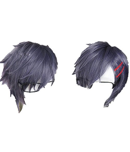 Touken Ranbu : Gris Wig Akashi Kuniyuk Cosplay