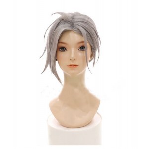 Touken Ranbu : Daihannya Nagamitsu Gris Wig Cosplay 