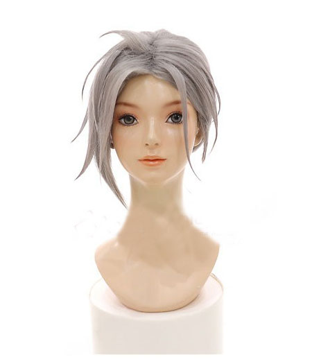 Touken Ranbu : Daihannya Nagamitsu Gris Wig Cosplay 