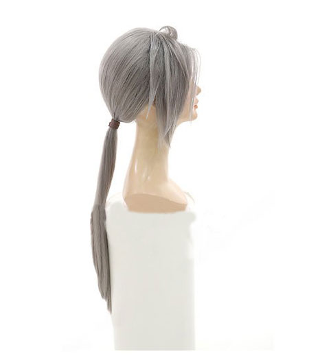 Touken Ranbu : Daihannya Nagamitsu Gris Wig Cosplay 