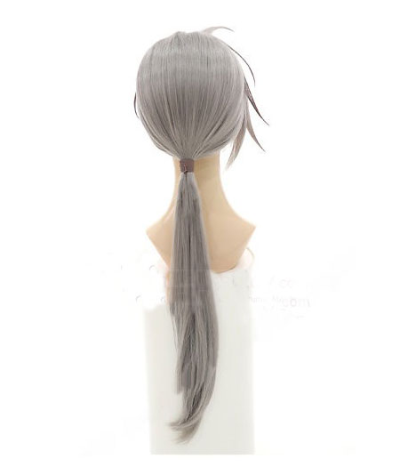 Touken Ranbu : Daihannya Nagamitsu Gris Wig Cosplay 