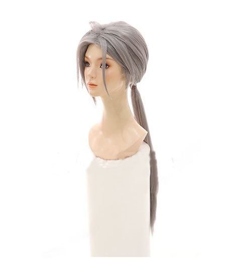 Touken Ranbu : Daihannya Nagamitsu Gris Wig Cosplay 