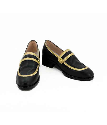 Touken Ranbu : Cosplay Noir Chaussures Fudou Yukimitsu