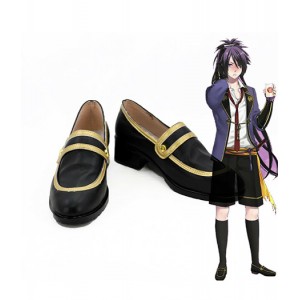 Touken Ranbu : Cosplay Noir Chaussures Fudou Yukimitsu