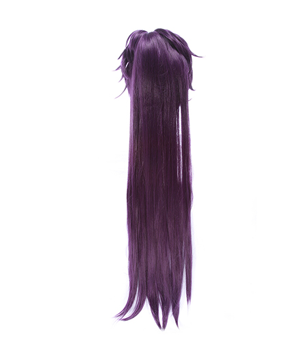 Touken Ranbu : Fudou Yukimitsu Pourpre Wig Cheveux Longs Et Raides Cosplay